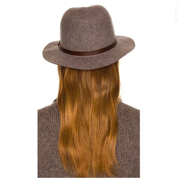 NWT RAG & BONE Floppy Fedora Packable Hat In Grey - Picture 4 of 5
